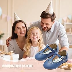 Tegeek Girls Toddler/Little Kid Mary Jane Flats