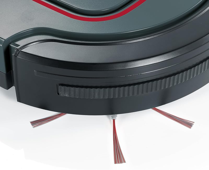 Saugroboter "chill®", leistungsstarker Staubsauger Roboter für Hartböden und kurzflorige Teppiche, extra flacher Putzroboter mit Treppenstufenerkennung, platingrau, RB 7025