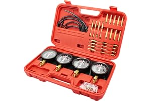 VEVOR Fuel Vacuum Carburetor Synchronize Tool Kit Fuel Vacuum Carburetor Synchronizer carb sync Gauge Set with Rubber Hose GS
