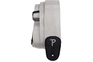 P PERRI'S LEATHERS LTD. Perris Leathers AWS-1810 Guitar Strap,Grey