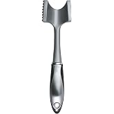 OXO Steel Dishwasher Safe Meat Tenderizer | Stainless Steel, Kitchen Utensils, Textured and Flat Sides, Meat Pounder, Ideal for Poultry, Pork, Beef, Easy to Clean