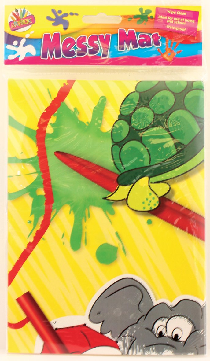 THE ART BOXKids Children Floor MAT Easy Wipe Splash MAT