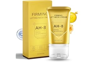 SUANUA AH-8 Firming Neck Cream for Crepey Skin Body Care Comfort- Neck Firming Cream Contains Hexapeptide, Moisturizing, Tightening Lotions Cosmetic Skin Care & Repair for Women and men, Day & Night Use