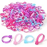 120 Pcs Piping Bag Clips Pastry Bag Ties Silicone Reusable Icing Bags Ties Decoration Bags Cake and Pastry Supplies Clips for