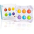 Fat Brain Toys Dimpl Duo, Early Learning Sensory Toy for Babies 1 Year+ & Toddlers, Interactive Baby Toys with Braille, Fidget Toys