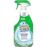 Scrubbing Bubbles Foaming Bleach Bathroom and Shower Cleaner Disinfectant Spray, Helps Erase Mold & Mildew, 32oz