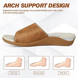 ERGOfoot Slide Sandals with Arch