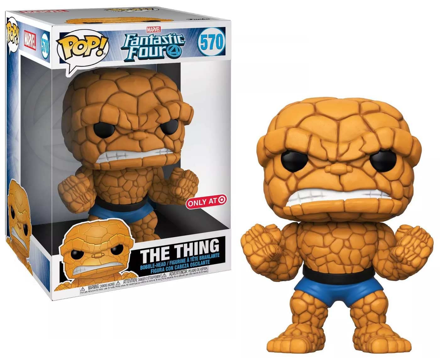 Pop Funko Marvel: Fantastic Four - 10" The Thing Exclusive