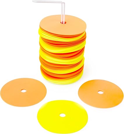 Amazon Com 30 Pieces Carpet Spot Sit Markers Number Spots Markers Classroom Carpet Dots Markers Circle Markers With Numbers 1 30 Non Slip Floor Dots Markers For Kids Students 4 Inch 6 Colors Office Products