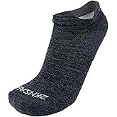 Zensah Alpaca Wool Running Socks - Cozy No Show Alpaca Socks, USA Made for Men and Women