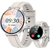 Smart Watch for Men Women(Answer/Make Calls), Smartwatch Built-in AI Voice, 1.27" HD Fitness Tracker with Heart Rate/Sleep/Step/SpO2 Monitor, 100+ Sports Modes, IP68 Waterproof Watch for Android iOS