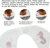 PewinGo Disposable Bibs 50 Packs Baby Weaning Bib Adjustable Waterproof Inner view 3