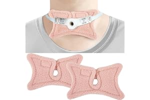 GZDDG 2 Pack Trach Pads, Reusable Trach Tube Covers, Tracheostomy Dressing Pads Tracheostomy Tube Holder Pad, Tracheostomy Trach Tube Supplies, Trach Pads for Adaptive Surgical Tracheostomy Pad