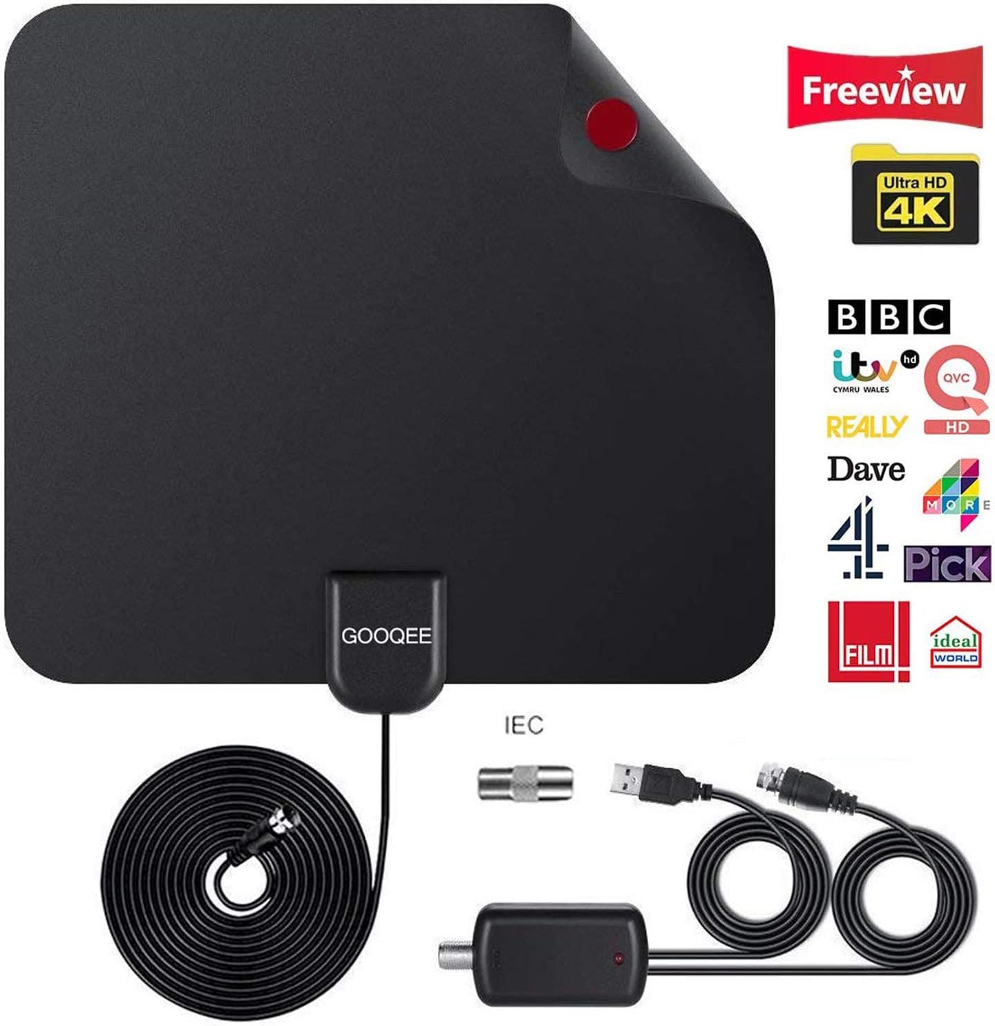 TV Aerial, Indoor Amplified Digital HDTV Aerial 120 Amazon.co.uk Electronics