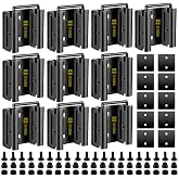 DC Cargo E-Track Connector (Pack of 10) - Bolt-on Steel Cargo Securement for Trucks, Vans and Enclosed Trailers - Transform Any Accessory into a Compatible Accessory