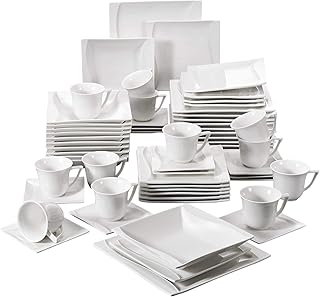 MALACASA, Serie Carina, Kombiservice Set für 12 Personen (60 tlg Kombiservice)