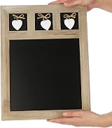 com-four Memo Board Chalk Board 40x30cm Decorative Grey Kitchen Accessory view 2