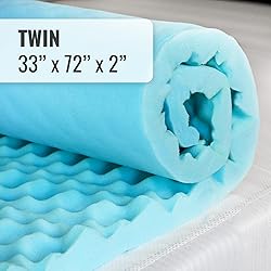 DMI 2-Inch Foam Mattress Topper, Egg Crate Foam Pad