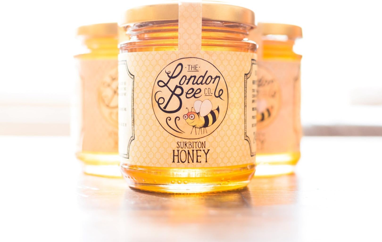 Pure Local Surbiton Honey 100% British unheated, unpasteurized, (Direct from The Beekeeper) 240g