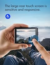 WOLFANG GA200 Action Camera 4K 24MP WiFi Dual Screen 40M Waterproof EIS Mic view 7