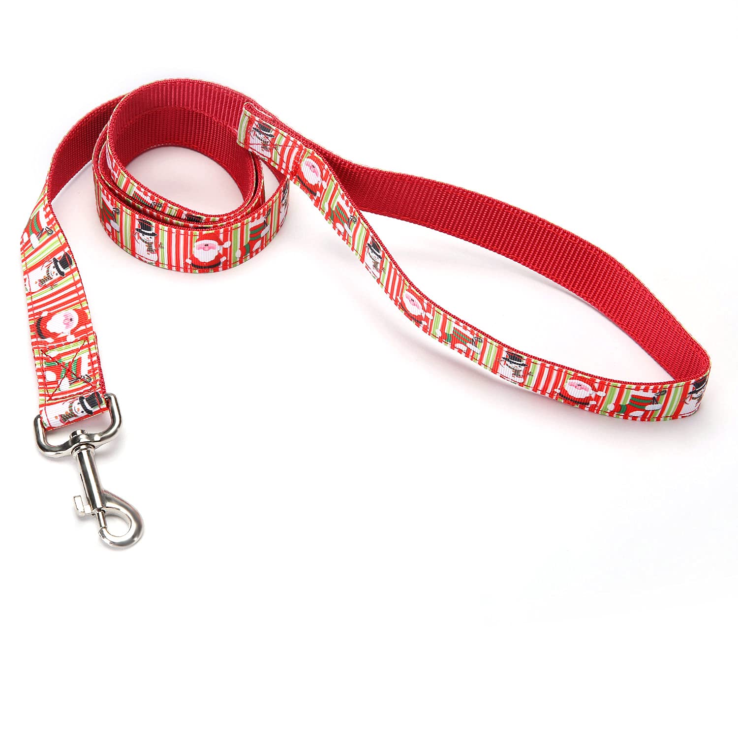 MCKhome 1.2M Dog Training Lead Leash Pet Training Walking Leash Soft and Strong Pet Leash for Small and Medium Dog Park Walks and Training Polyester Pet Traction Leash (Red)