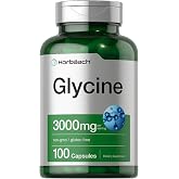 Horb&auml;ach Glycine 3000mg Supplement | 100 Powder Capsules | Non-GMO, Gluten Free