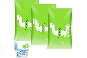 3Pcs Heavy Duty Powerful Pipeline Dredging Powder, Strong Cleaning Drain Pipe Cleaner, Wild Sink and Drain Cleaners Powder, U