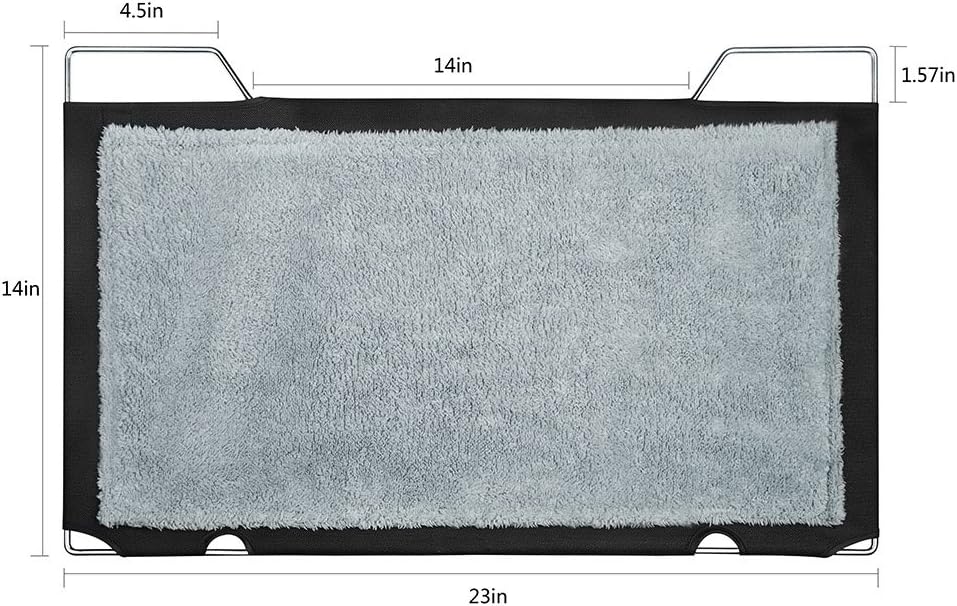 LIFIS Cat Window Perch Cat Window Bed Hammock Up to 55lb Can Be Installed on Small Window Soft Mats Stable Metal Frames Kitty Sunny Seat (Double layers, Grey) (Cat Face) : Pet Supplies