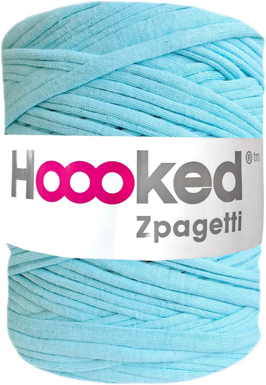 Hoooked Zpagetti Light sky blue t-shirt yarn (100-120m)