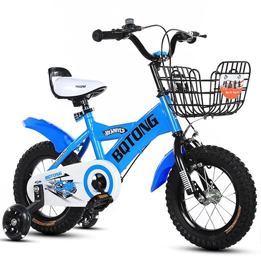 JCOCO Kinder Fahrrad Baby Fahrrad 2-4-6 Jahre alt Radfahren 12-14-16-18 Zoll Jungen und Mädchen Fuß Kinderwagen