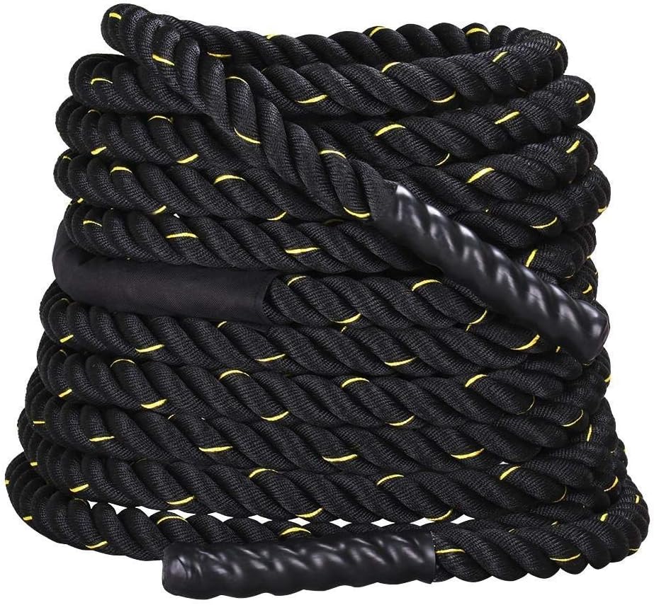 FOBUY Battle Rope Undulation Fitness Exercise，38mm，9M/12M/15M