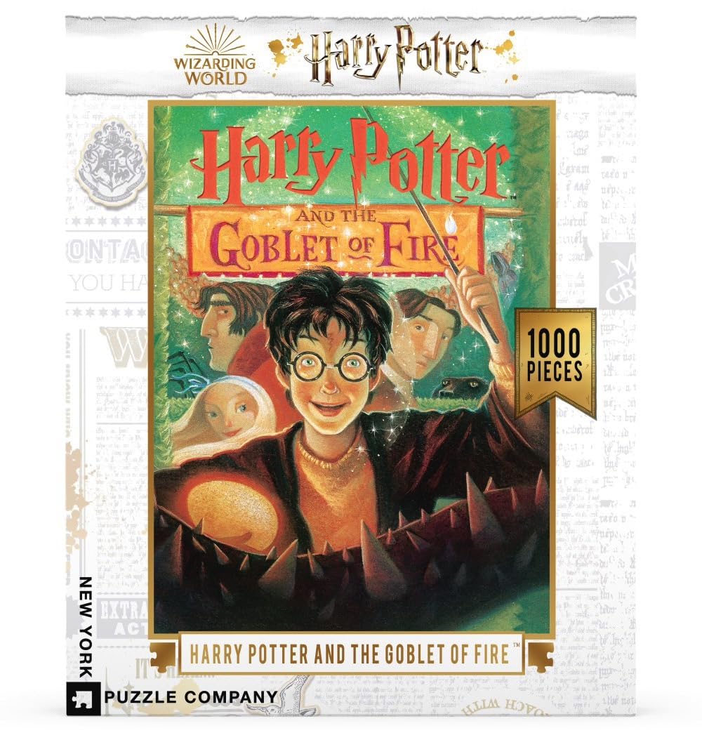 New York Puzzle Company - Harry Potter Goblet of Fire - 1000 Piece Jigsaw Puzzle