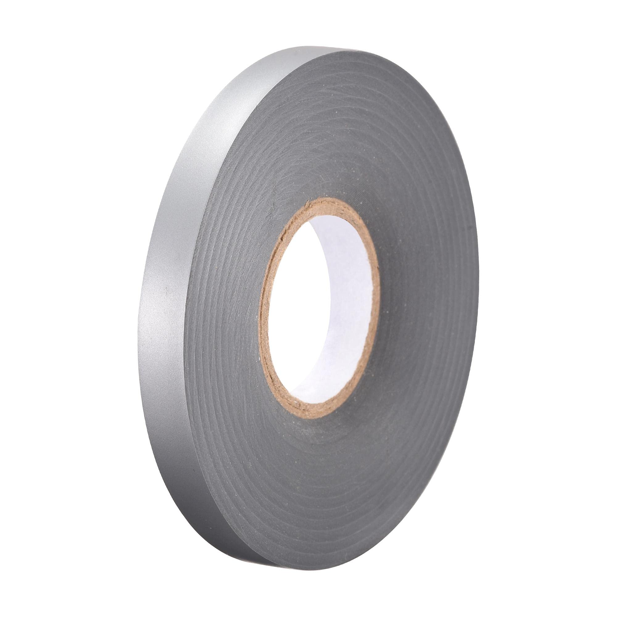 sourcing map Insulating Tape 10mm Width 26M Long 0.26mm Thick PVC Electrical Tape Grey