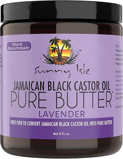 Sunny Isle Jamaican Black Castor Oil Lavender Pure Butter 236ml Moisturizer