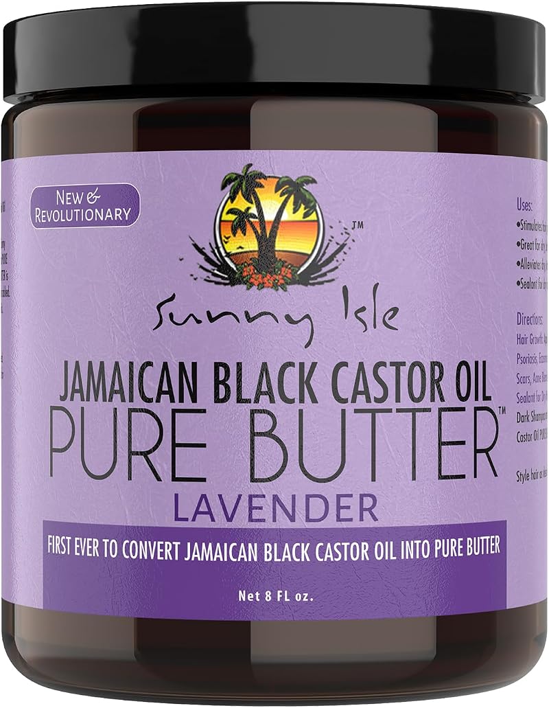 Sunny Isle Jamaican Black Castor Oil Lavender Pure Butter 236ml Moisturizer