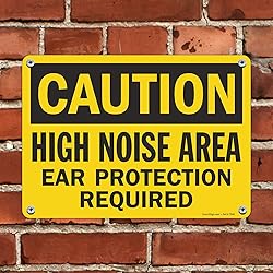 SmartSign - S-1106-AL-14 “Caution - High Noise