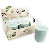 Bayberry Fir Soy Votive Candles - Scented with Natural Fragrance Oils - 6 Green Natural Votive Candle Refills - Christmas & Holiday Collection