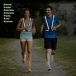 Reflective Vest Running Gear, 2Pack High Visible