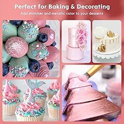 Luster Dust Edible Set - 4 Colors Food Grade