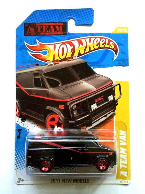 2011 Hot Wheels A Team Van Black 39/244 Toys & Games