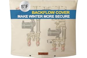 BANGIE Backflow Preventer Insulation Cover | 5 Layers of Protection Preventer Cover Insulated Pouch | Double Wall Cotton Winter Water Well Pump Covers Sprinkler Valve Cover Insulated (30" W x 26" H)