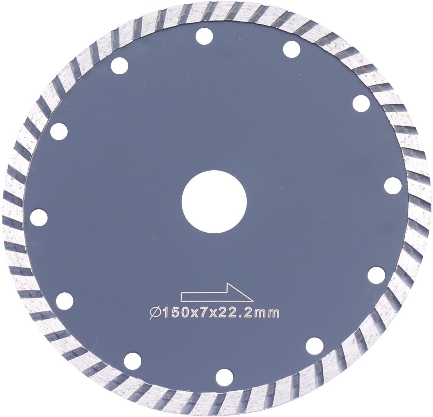 ATS 150mm x 22.23mm Turbo Diamond Blade Tile Stone Quartz
