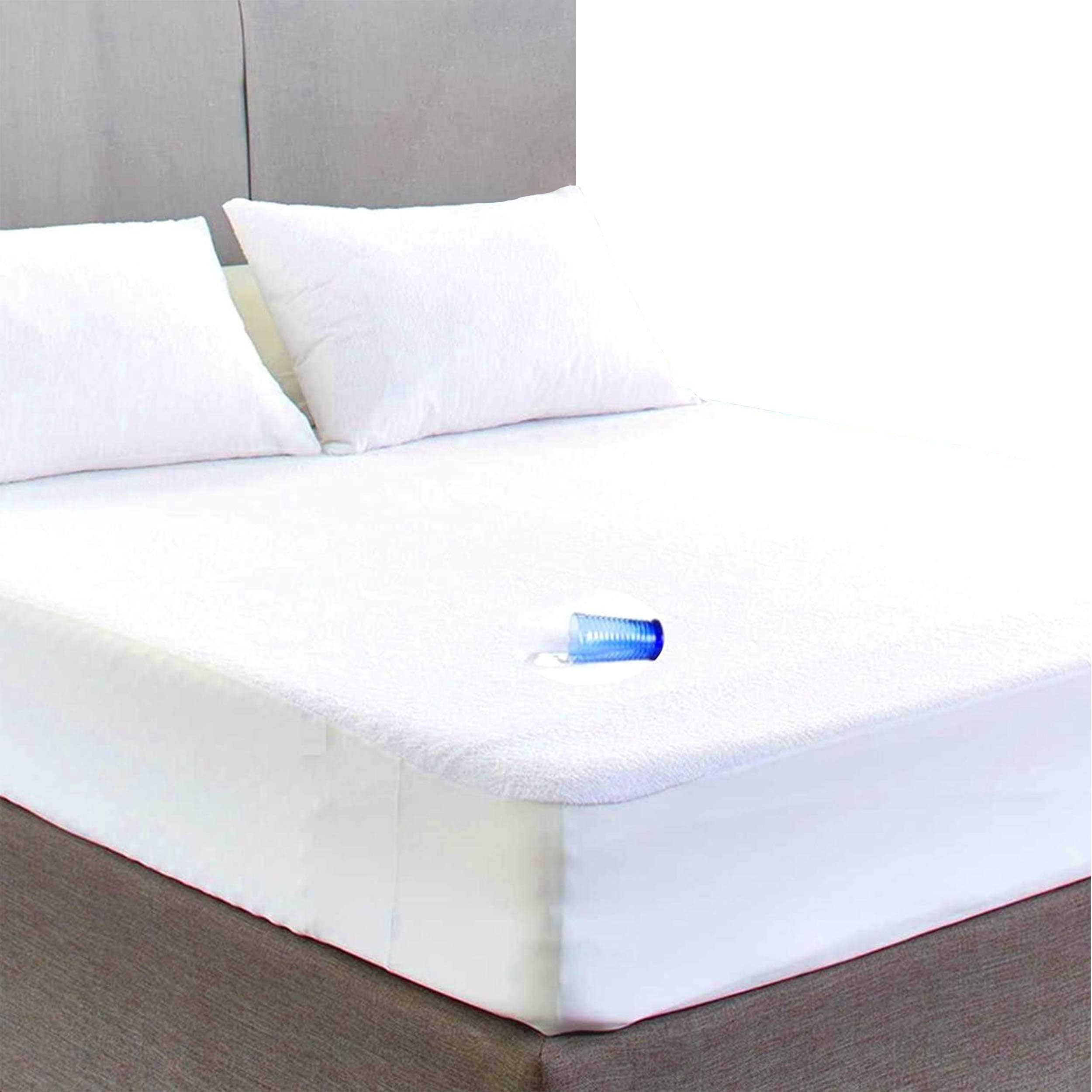Sunshine Linens Terry Cotton 100% Waterproof Fitted Mattress Protector Breathable Topper Cover for Bunk Single Small Double King Super King Covers