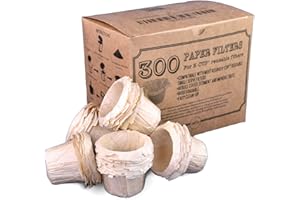 canFly Disposable Unbleached K-Cup Paper Filter for Keurig Single Cup Coffer Filters Compatible with Ekobrew, EZ-Cup and Othe
