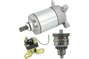 shamofeng Starter w/Bendix & Relay for Polaris Sportsman 500 96-02, Scrambler 500 97-02, Magnum 325/425/500 95-02, Big Boss 500 6x6 98-02,Ranger 500 6x6 98-02,Ranger 425 2x4 01-02,Ranger 500 4x4 01-02