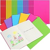 Mimorou 36 Pcs Mini Notebooks for Kids to Write Stories Bulk 4" x 5.7" Small Sketch Book Pad Colorful Unlined Journal Pocket Notepads for Kids Students School Drawing(Lined and Blank)