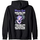 Pisces Girl Pisces Zodiac Sign Pisces Birthday Zip Hoodie