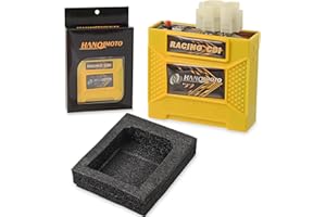 HANQIMOTO GY6 CDI,6 Pin DC CDI Box,Gy6 150cc Performance Part,Digital Adjustable 9 Ignition Curves for GY6 50cc 150cc 250cc Scooter Moped ATV Bike,Motorcycle Cdi Racing Parts (GY6 DC CDI)