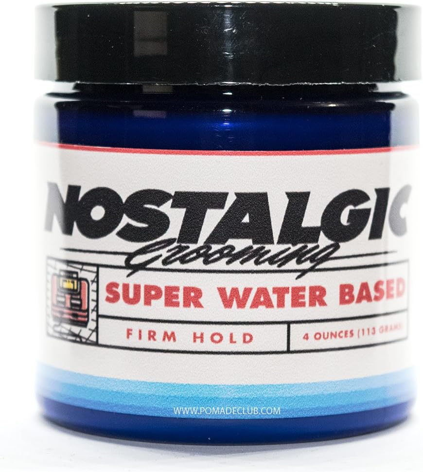 Nostalgic Grooming Super Water Based Pomade Clean Citrus 4oz