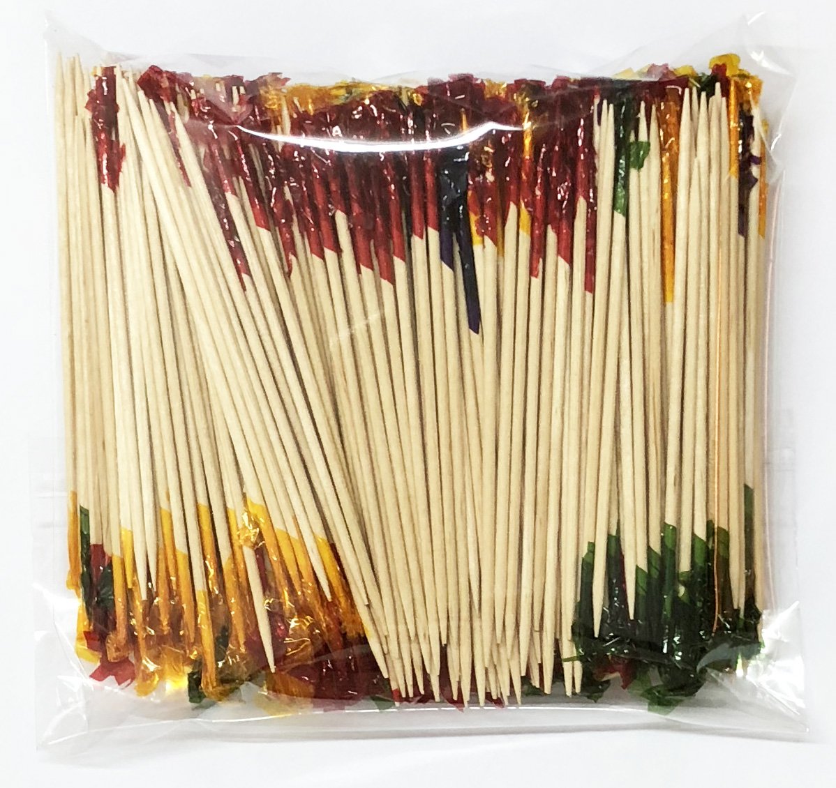 AILEXI 500 Counts Sandwich Frill Picks AILEXI Cocktail Sticks Fruit Sticks and Toothpicks 10 cm - Assorted Colors